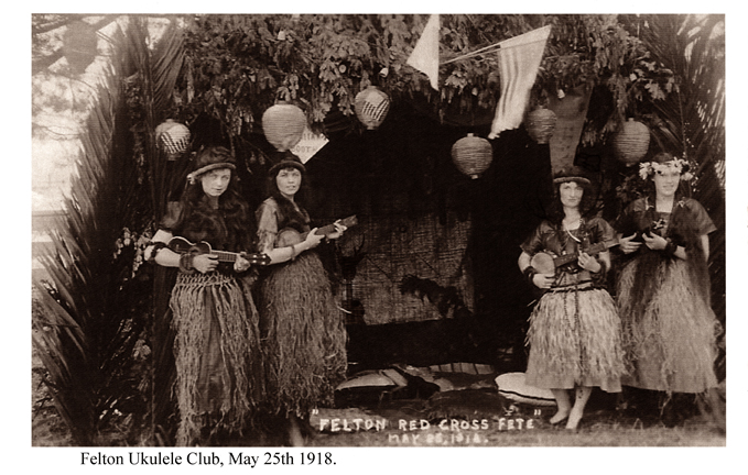 felton ukulele club 1918, pertaining to ukuleles, ukeleles, ukaleles, ukuleles of felton, felton, ukalope, ukelope, ukalope, uke-a-lope, cryptozoology, cryptids, criptids, ukulele jackalope, jackalopes